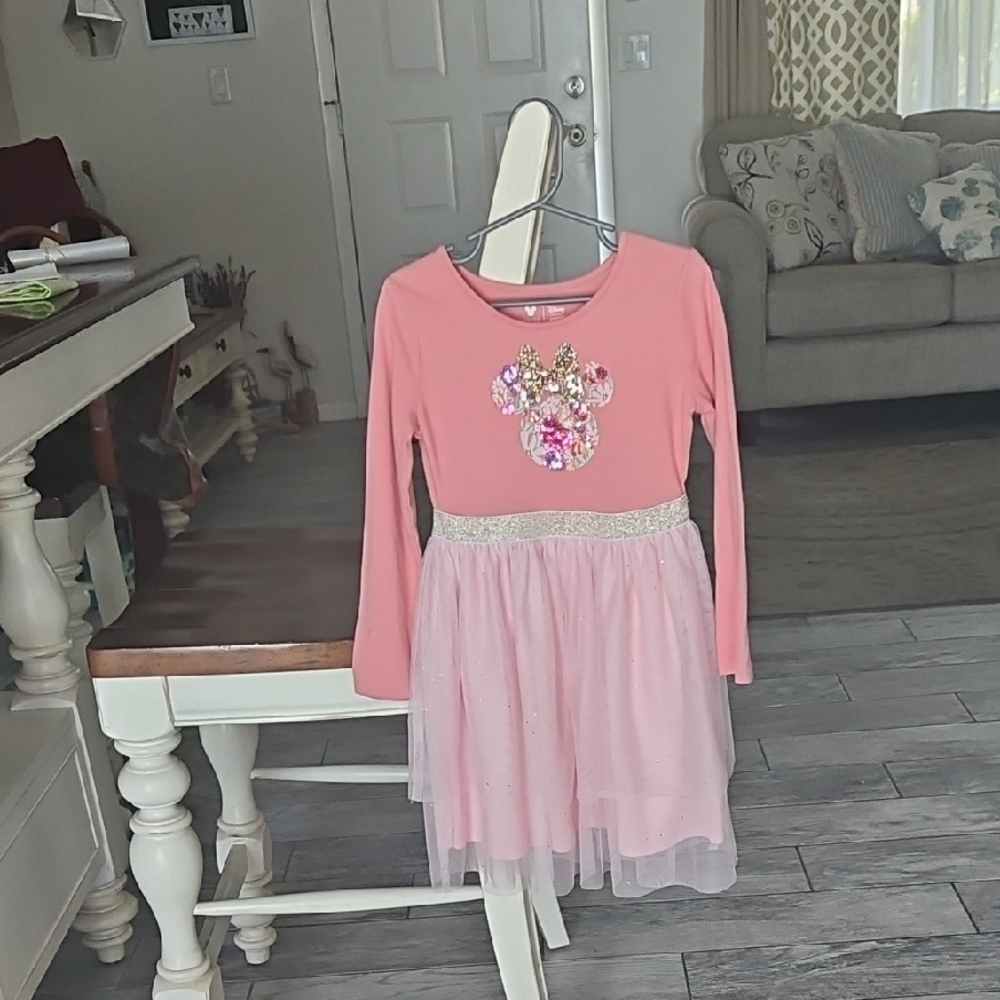 Girls 5T Mini Mouse Sequined Dress